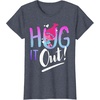 image:imageDreamWorks Trolls Hug It Out TShirtHeather Blue