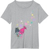 image:imageDreamWorks Trolls Love TShirtHeather Grey