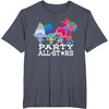 image:imageDreamWorks Trolls Party All Stars TShirtHeather Blue