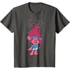 image:imageDreamWorks Trolls Poppy Polka Dots TShirtAsphalt Grey