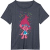 image:imageDreamWorks Trolls Poppy Polka Dots TShirtHeather Blue