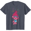 image:imageDreamWorks Trolls Poppy Polka Dots TShirtHeather Blue