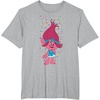 image:imageDreamWorks Trolls Poppy Polka Dots TShirtHeather Grey