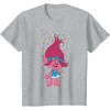image:imageDreamWorks Trolls Poppy Polka Dots TShirtHeather Grey