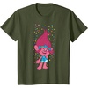 image:imageDreamWorks Trolls Poppy Polka Dots TShirtOlive Green
