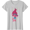 image:imageDreamWorks Trolls Poppy Polka Dots TShirtSilver Grey