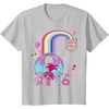 image:imageDreamWorks Trolls Poppy Rainbow TShirtSilver Grey