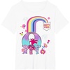 image:imageDreamWorks Trolls Poppy Rainbow TShirtWhite