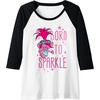 image:imageDreamWorks Trolls Poppy Sparkle Raglan Baseball TeeBlackWhite