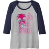 image:imageDreamWorks Trolls Poppy Sparkle Raglan Baseball TeeNavy BlueAthletic Heather