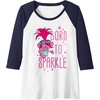 image:imageDreamWorks Trolls Poppy Sparkle Raglan Baseball TeeNavy BlueWhite