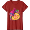image:imageDreamWorks Trolls Poppy and Cooper Happy TShirtCranberry Red