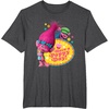 image:imageDreamWorks Trolls Poppy and Cooper Happy TShirtDark Heather Grey