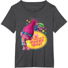 image:imageDreamWorks Trolls Poppy and Cooper Happy TShirtDark Heather Grey