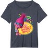 image:imageDreamWorks Trolls Poppy and Cooper Happy TShirtHeather Blue