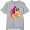 image:imageDreamWorks Trolls Poppy and Cooper Happy TShirtHeather Grey