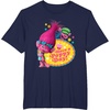 image:imageDreamWorks Trolls Poppy and Cooper Happy TShirtNavy Blue