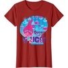 image:imageDreamWorks Trolls Queen of Hugs Poppy TShirtCranberry Red
