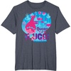 image:imageDreamWorks Trolls Queen of Hugs Poppy TShirtHeather Blue