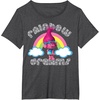image:imageDreamWorks Trolls Rainbow Dreams Poppy TShirtDark Heather Grey