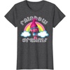 image:imageDreamWorks Trolls Rainbow Dreams Poppy TShirtDark Heather Grey