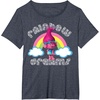 image:imageDreamWorks Trolls Rainbow Dreams Poppy TShirtHeather Blue
