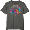 image:imageDreamWorks Trolls Rainbow Party TShirt SmallAsphalt Grey