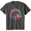 image:imageDreamWorks Trolls Rainbow Party TShirt SmallAsphalt Grey