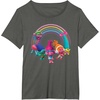 image:imageDreamWorks Trolls Rainbow Party TShirt SmallAsphalt Grey