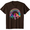 image:imageDreamWorks Trolls Rainbow Party TShirt SmallBrown