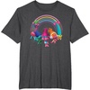 image:imageDreamWorks Trolls Rainbow Party TShirt SmallDark Heather Grey