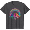 image:imageDreamWorks Trolls Rainbow Party TShirt SmallDark Heather Grey