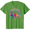 image:imageDreamWorks Trolls Rainbow Party TShirt SmallGrass Green