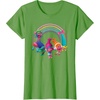 image:imageDreamWorks Trolls Rainbow Party TShirt SmallGrass Green
