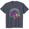 image:imageDreamWorks Trolls Rainbow Party TShirt SmallHeather Blue