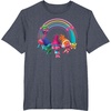 image:imageDreamWorks Trolls Rainbow Party TShirt SmallHeather Blue