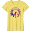 image:imageDreamWorks Trolls Rainbow Party TShirt SmallLemon Yellow
