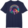 image:imageDreamWorks Trolls Rainbow Party TShirt SmallNavy Blue