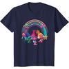 image:imageDreamWorks Trolls Rainbow Party TShirt SmallNavy Blue