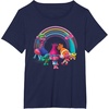 image:imageDreamWorks Trolls Rainbow Party TShirt SmallNavy Blue