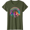 image:imageDreamWorks Trolls Rainbow Party TShirt SmallOlive Green