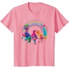 image:imageDreamWorks Trolls Rainbow Party TShirt SmallPink