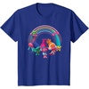 image:imageDreamWorks Trolls Rainbow Party TShirt SmallRoyal Blue