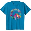 image:imageDreamWorks Trolls Rainbow Party TShirt SmallSapphire Blue