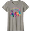 image:imageDreamWorks Trolls Rainbow Party TShirt SmallSlate Grey