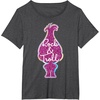 image:imageDreamWorks Trolls Rock amp Troll Sparkle TShirtDark Heather Grey
