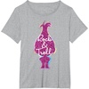 image:imageDreamWorks Trolls Rock amp Troll Sparkle TShirtHeather Grey