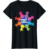 image:imageDreamWorks Trolls Rock and Trolls Rainbow TShirtBlack