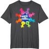image:imageDreamWorks Trolls Rock and Trolls Rainbow TShirtDark Heather Grey