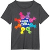 image:imageDreamWorks Trolls Rock and Trolls Rainbow TShirtDark Heather Grey